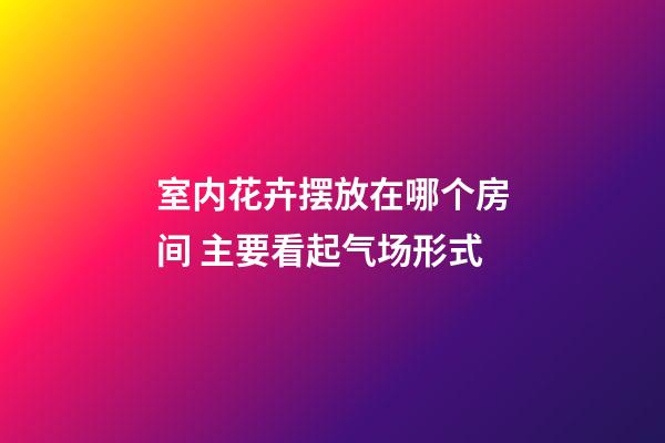 室内花卉摆放在哪个房间 主要看起气场形式